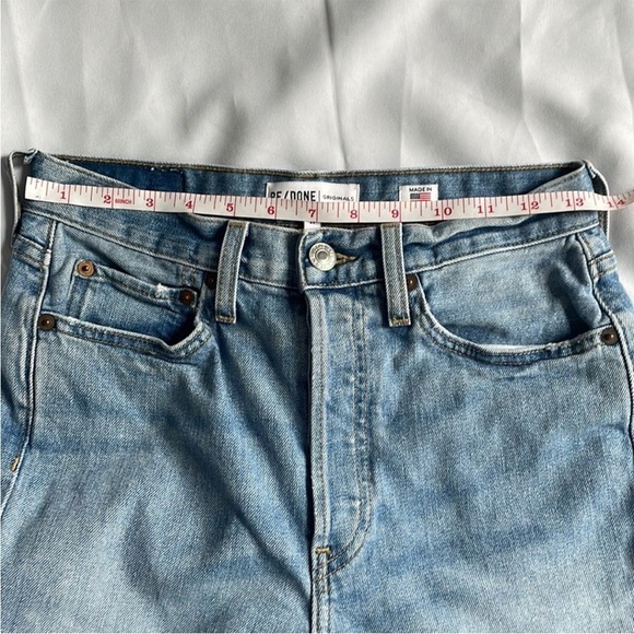 RE/DONE High Rise Ankle Crop Stretch size 27 - Picture 13 of 16